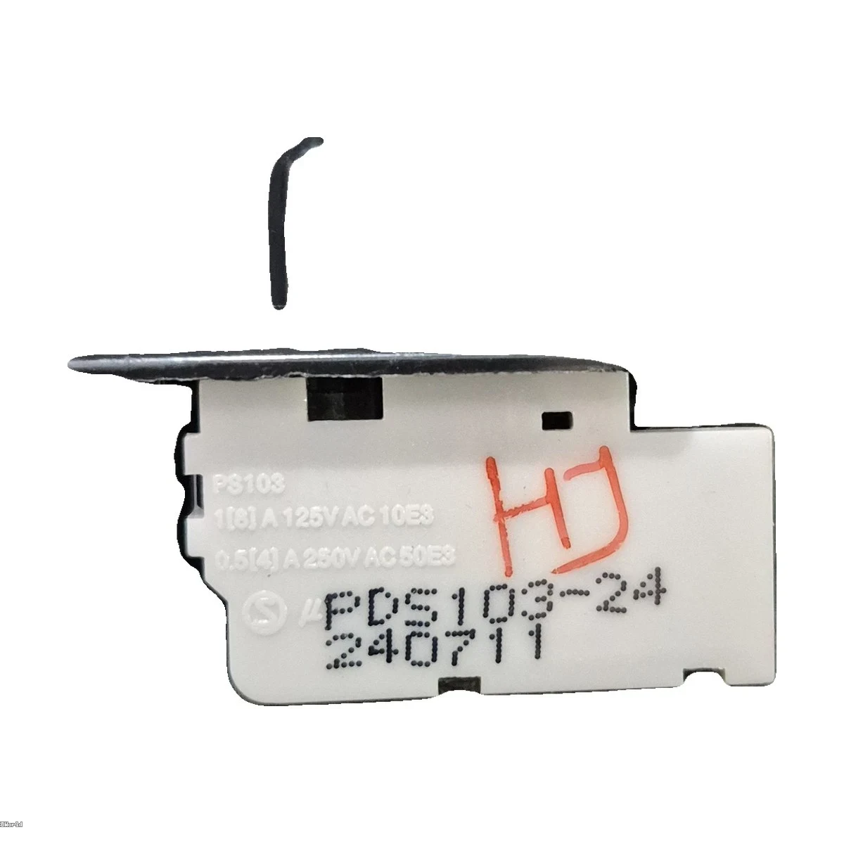 Washing Machine Black Push Switch